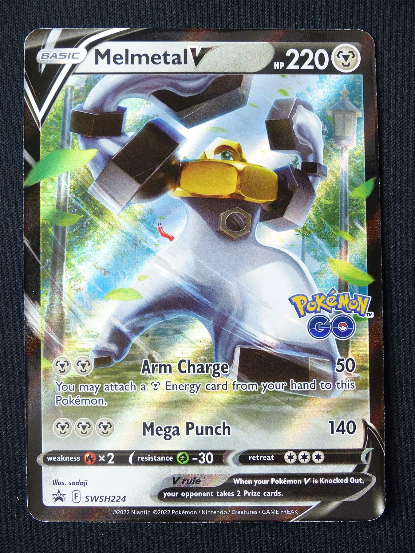 Melmetal V SWSH224 Promo Holo - Pokemon Card #1BH