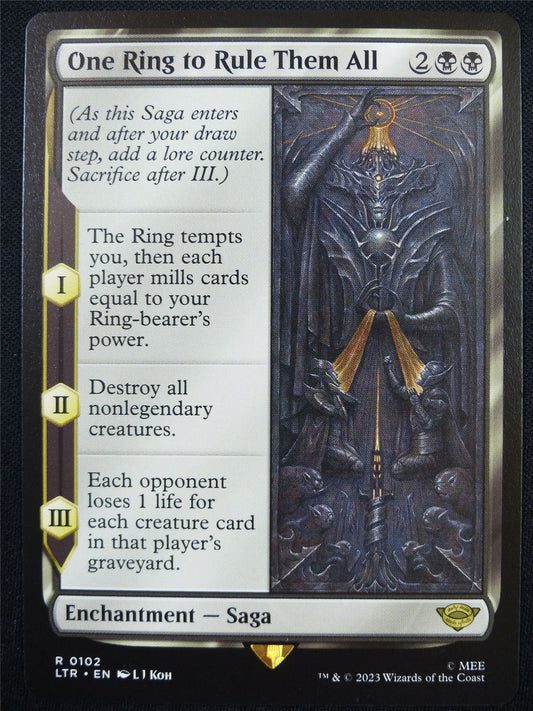 One Ring to Rule Them All - LTR - Mtg Card #5XV