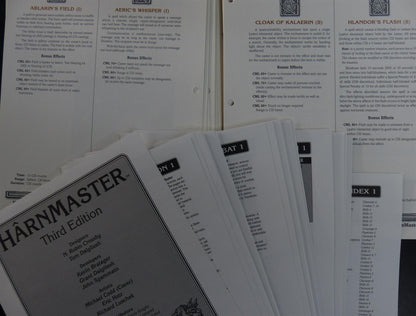 HarnMaster Fantasy Roleplaying Third Edition OOP - Columbia Games #224
