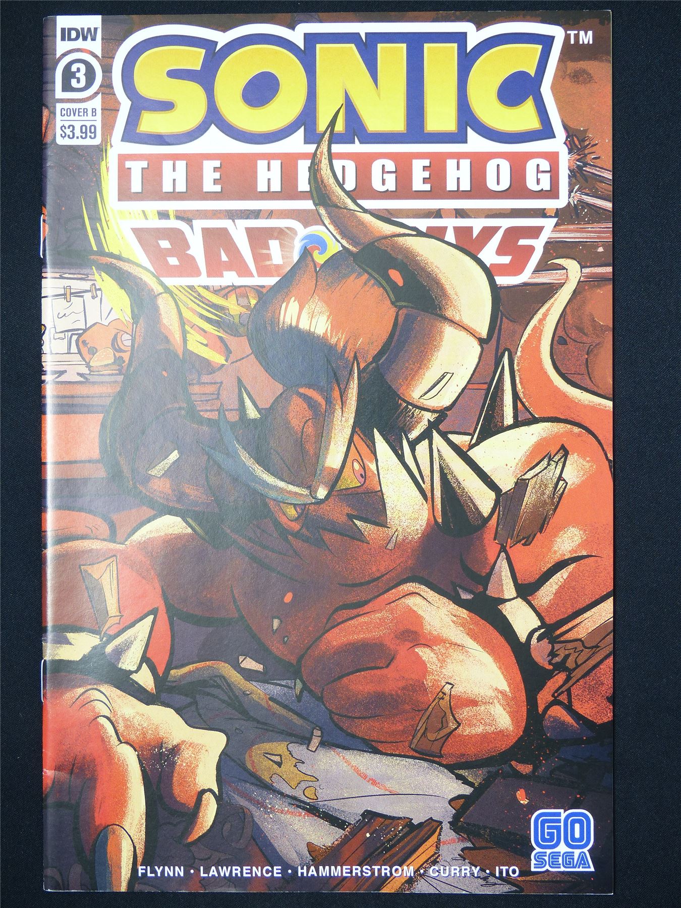 SONIC The Hedgehog: Bad Guys #3 Cvr B - B&B IDW Comic #8BE