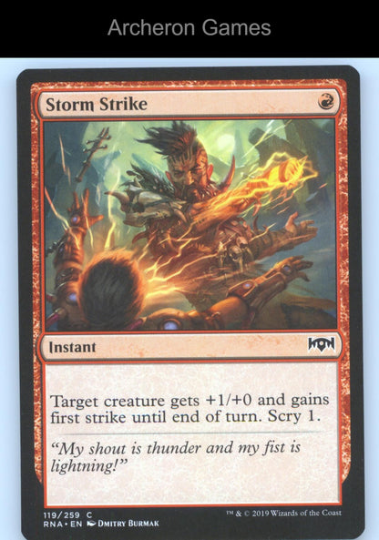 Storm Strike 119 C MTG Card Ravnica Allegiance