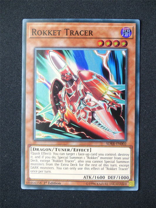 Rokket Tracer SDRR Super Rare - 1st ed Yugioh Card #3SP