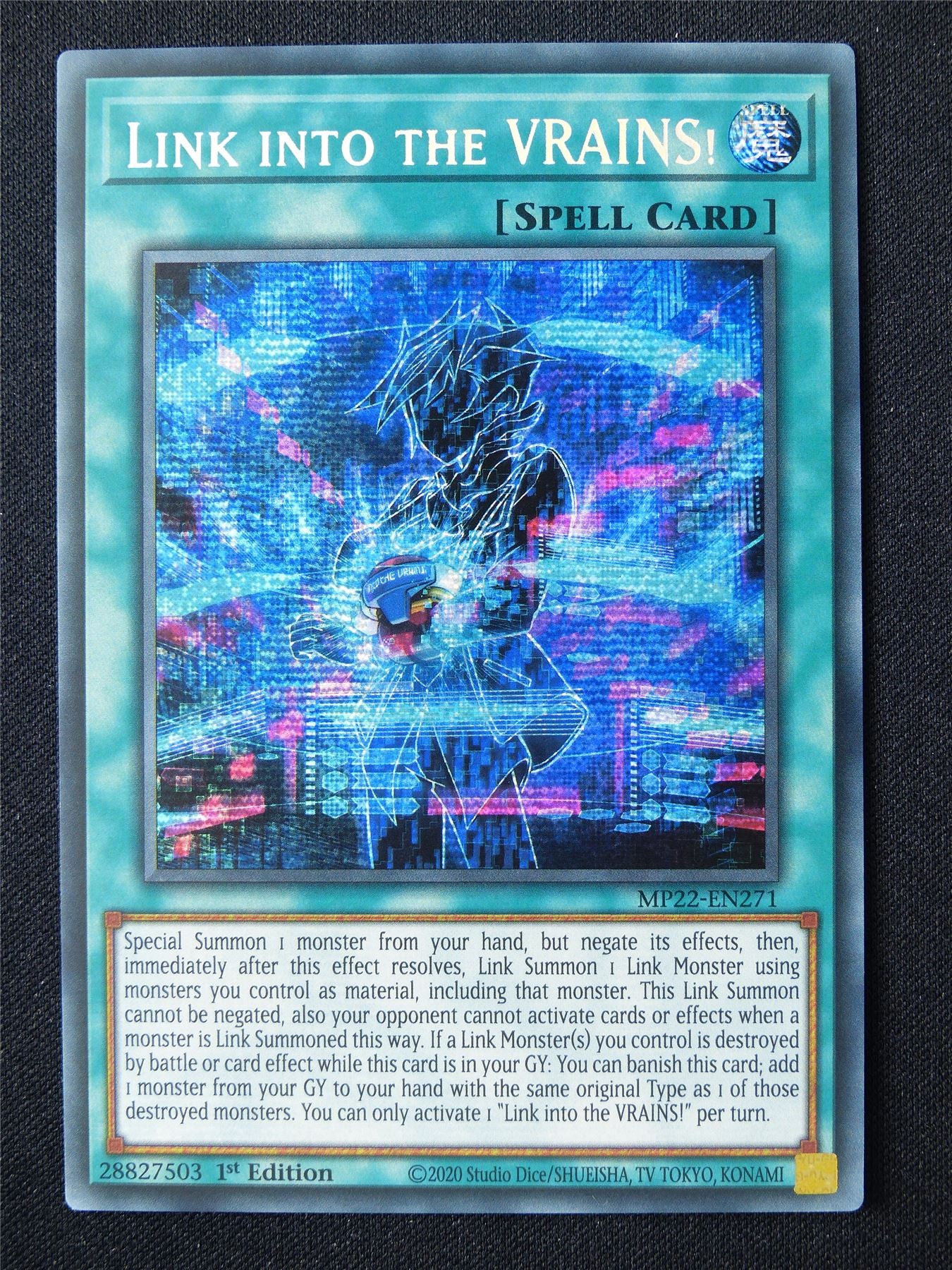 Link Into the Vrains! MP22 Secret Rare - 1st ed Yugioh Card #7R