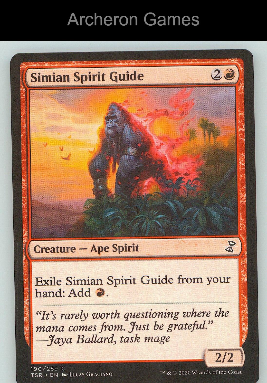 Simian Spirit Guide TSR 190 C MTG Card NM/EX+