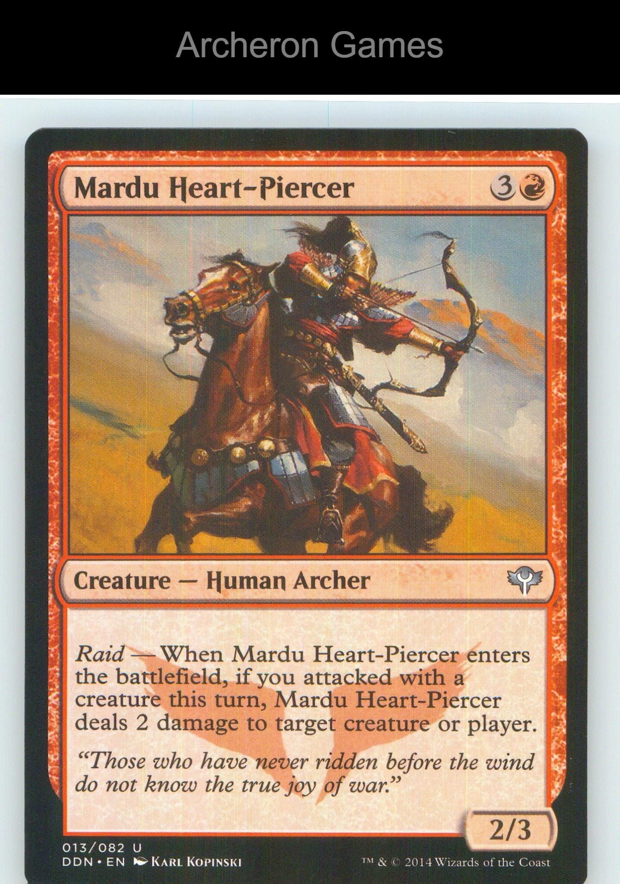 Mardu Heart-Piercer DDF 13 UC MTG Card NM/EX+
