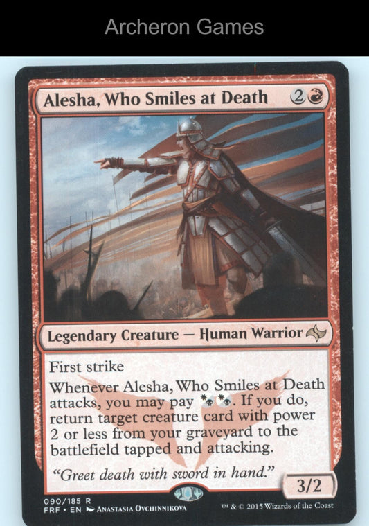 Alesha, Who Smiles at Death 90 R MTG Card Fate Reforged