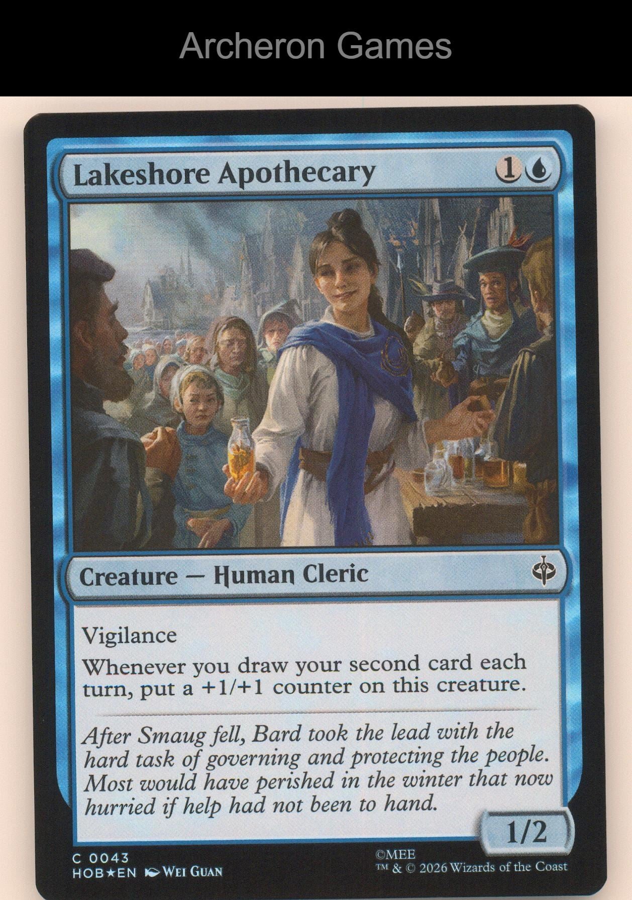 Lakeshore Apothecary HOB 43 C MTG Card The Hobbit