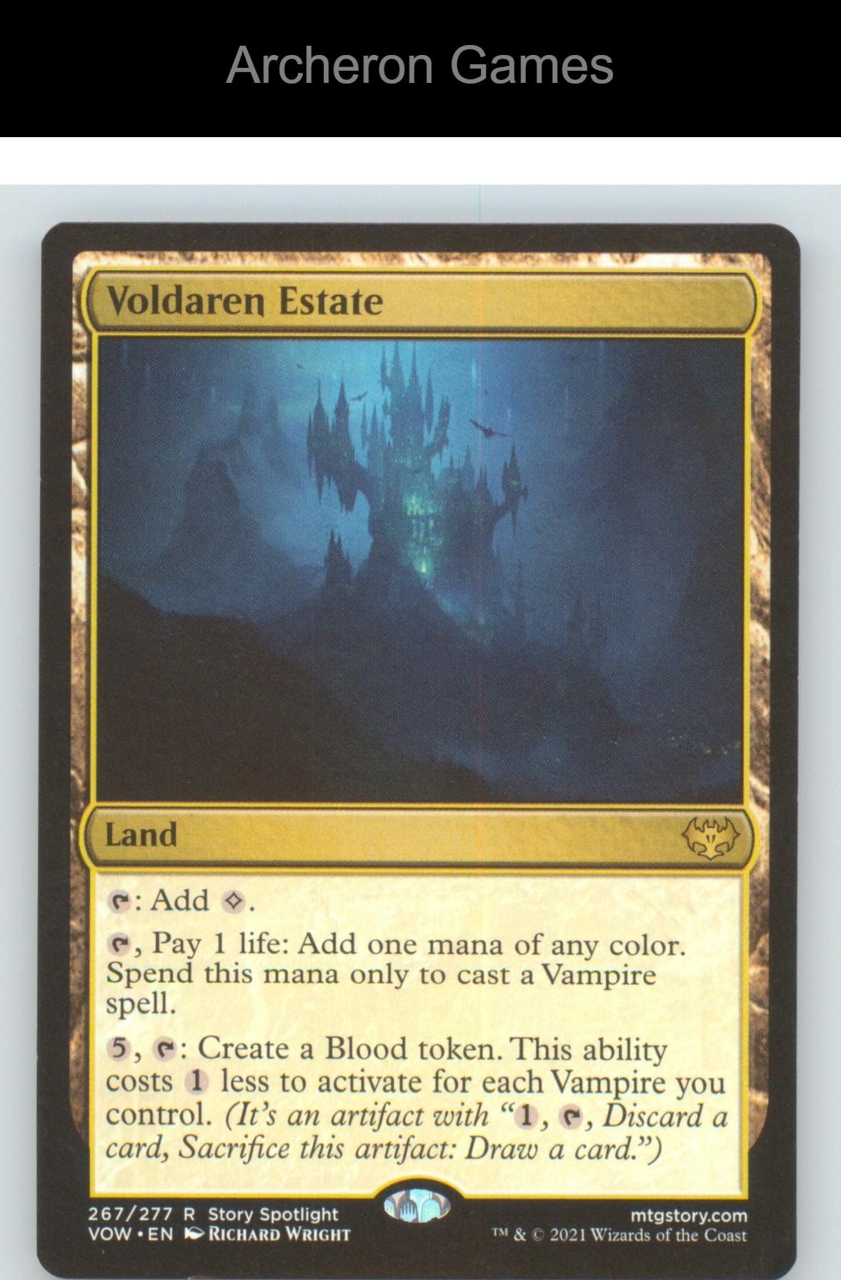 Voldaren Estate VOW 267 R MTG Card NM/EX+