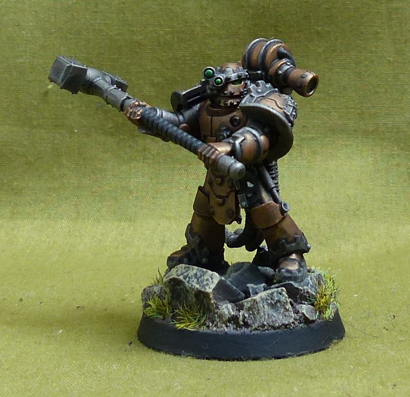 Legion Praetor with upgrades painted - Iron Hands - Warhammer Horus Heresy #2MA