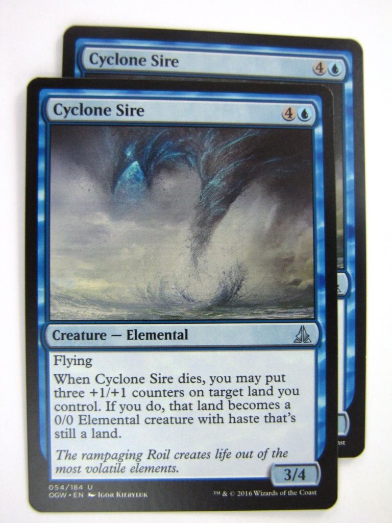 MTG Magic Cards: Oath of the Gatewatch: CYCLONE SIRE x2 # 4J52