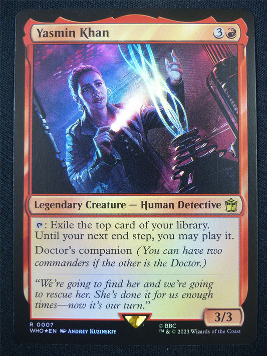 Yasmin Khan Foil - WHO - Mtg Card #E0