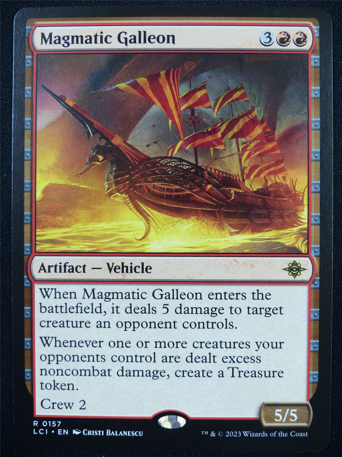 Magmatic Galleon - LCI - Mtg Card #2YE