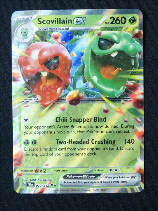 Scovillain EX 022/162 Holo - Pokemon Card #6YR