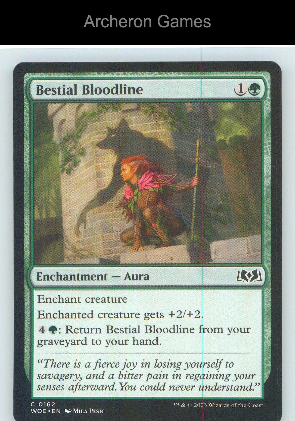 Bestial Bloodline WOE 162 C MTG Card NM/EX+