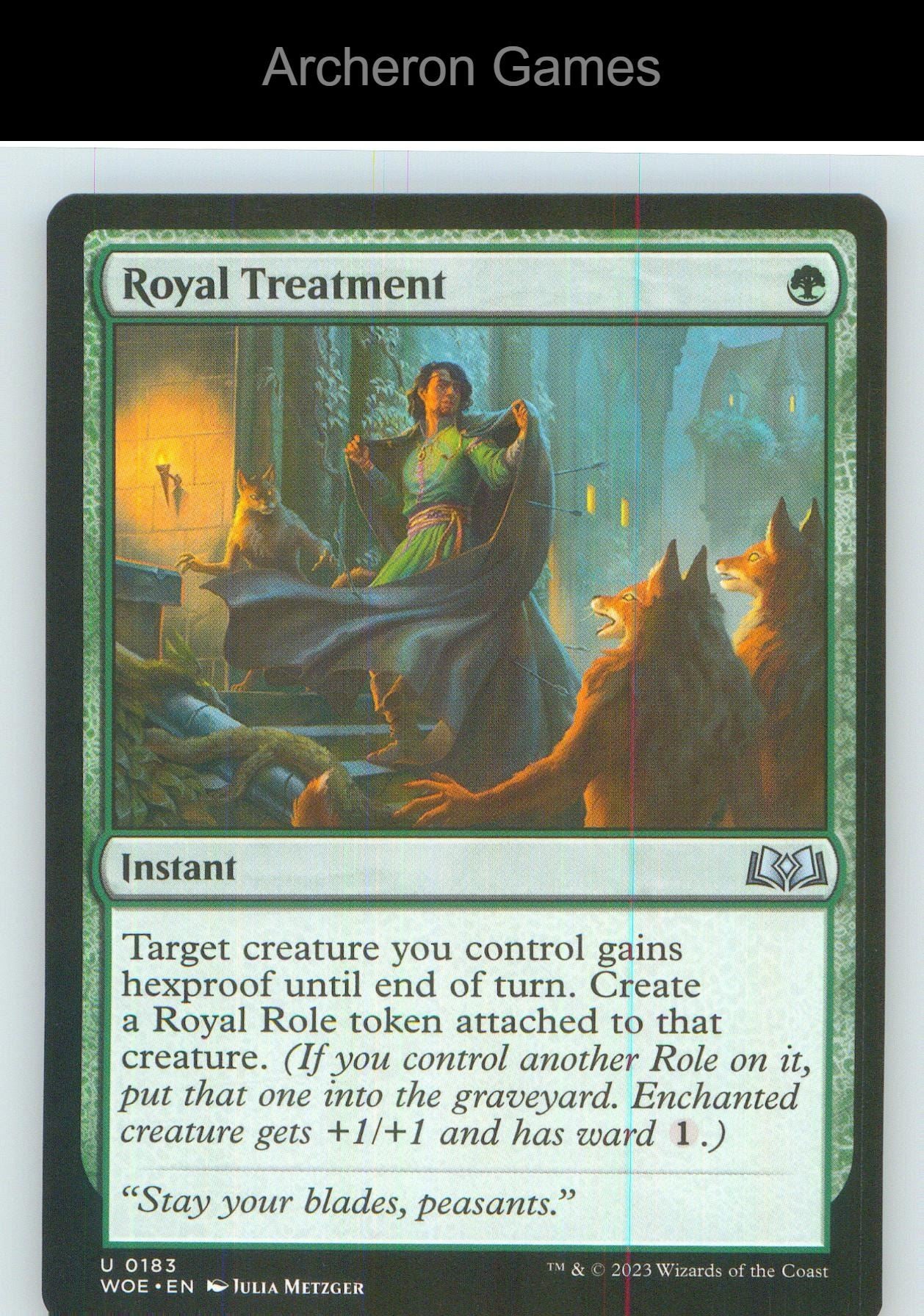 Royal Treatment WOE 183 UC MTG Card NM/EX+