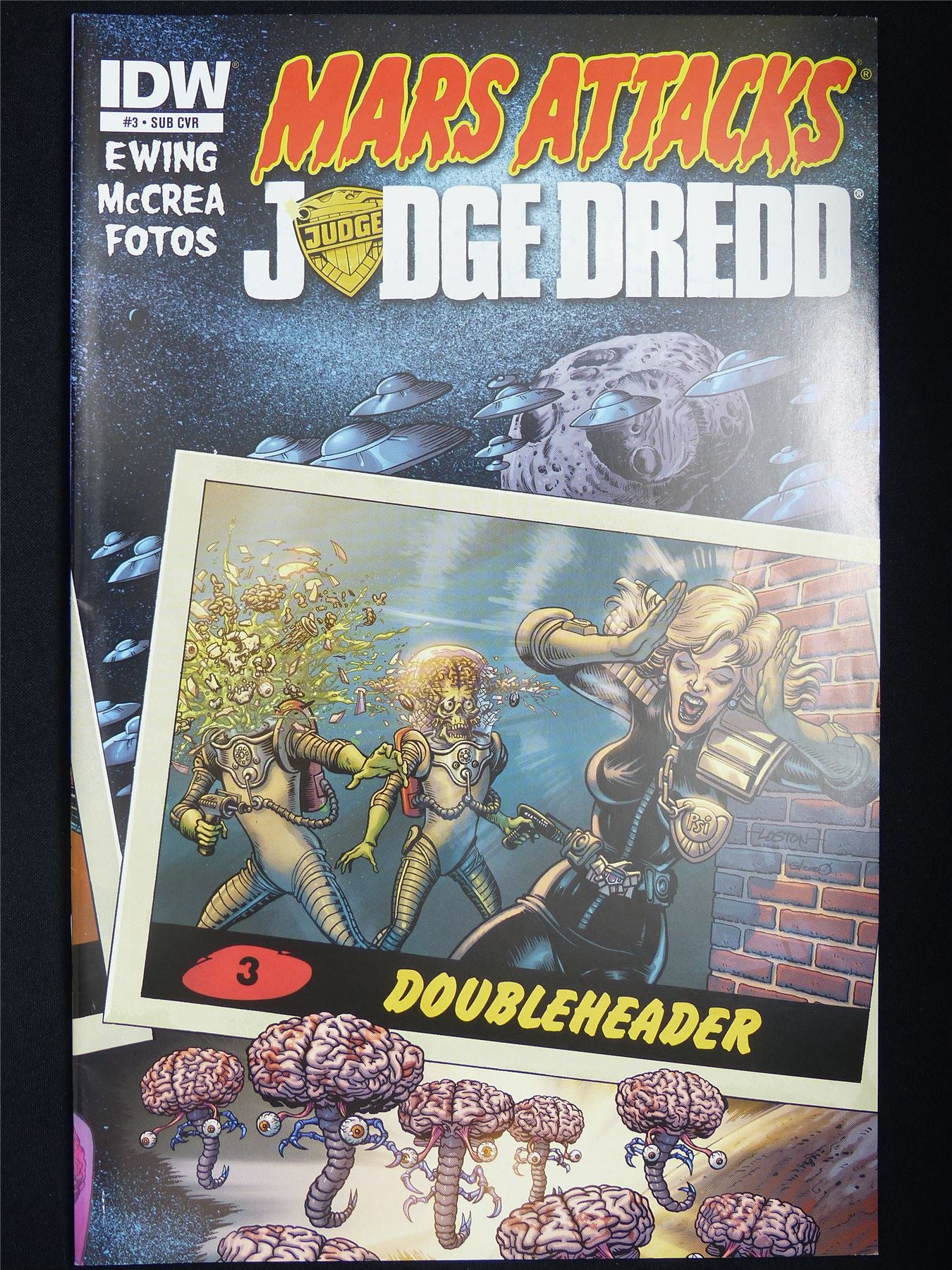 MARS Attacks/Judge Dredd #3 Sub Cvr - IDW Comic #1RX
