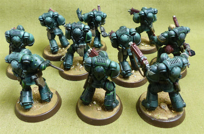 Intercessor Squad painted - Dark Angels - Warhammer 40K #3JI