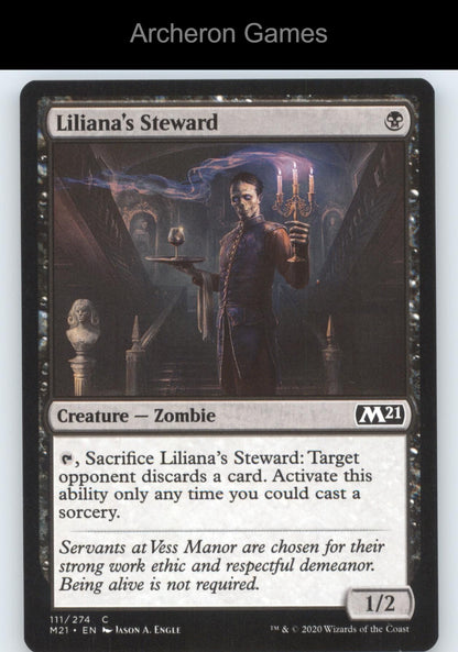 Liliana's Steward 111 C MTG Card Core Set 2021