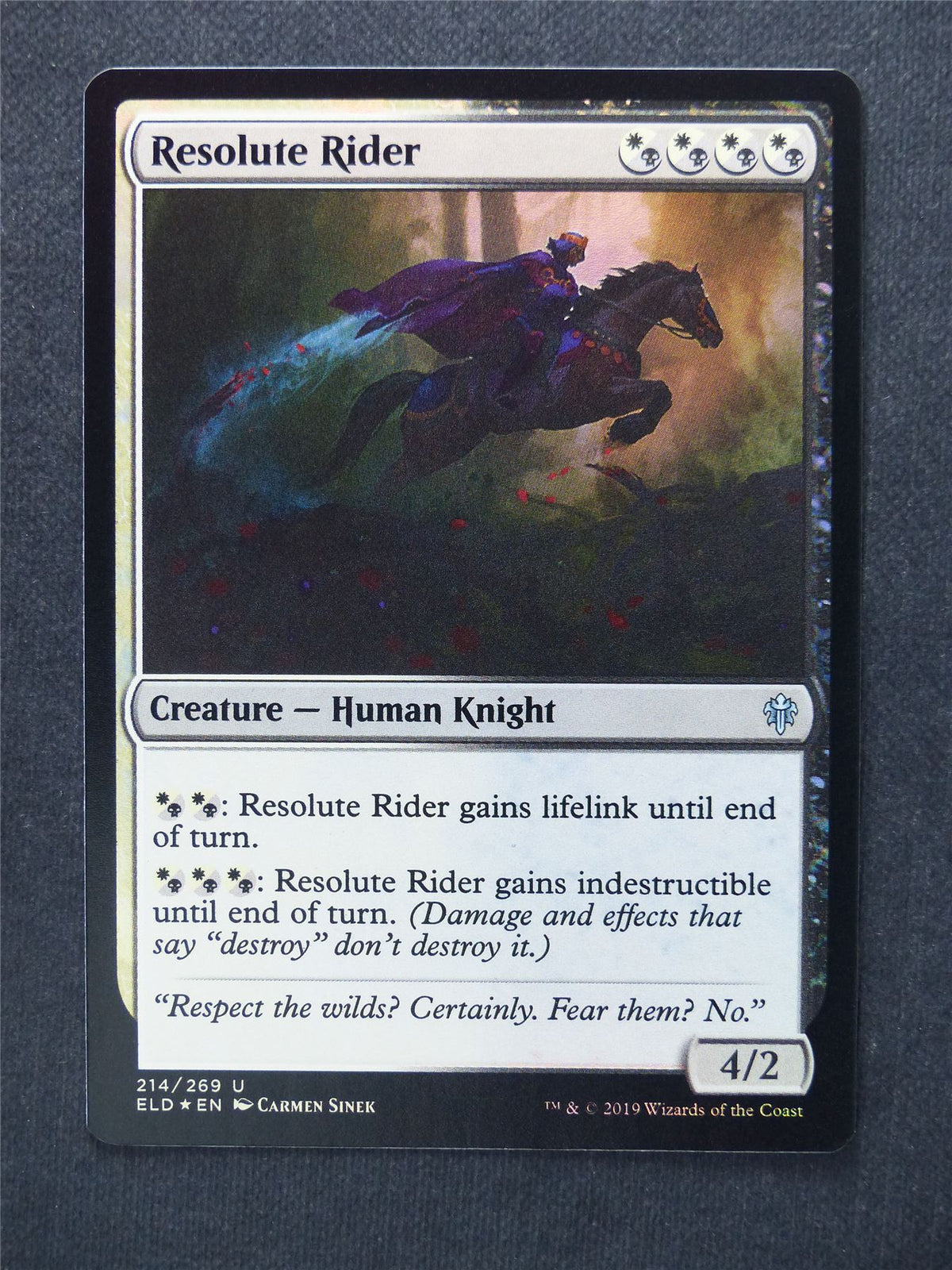 Resolute Rider Foil - Mtg Magic Cards #SY