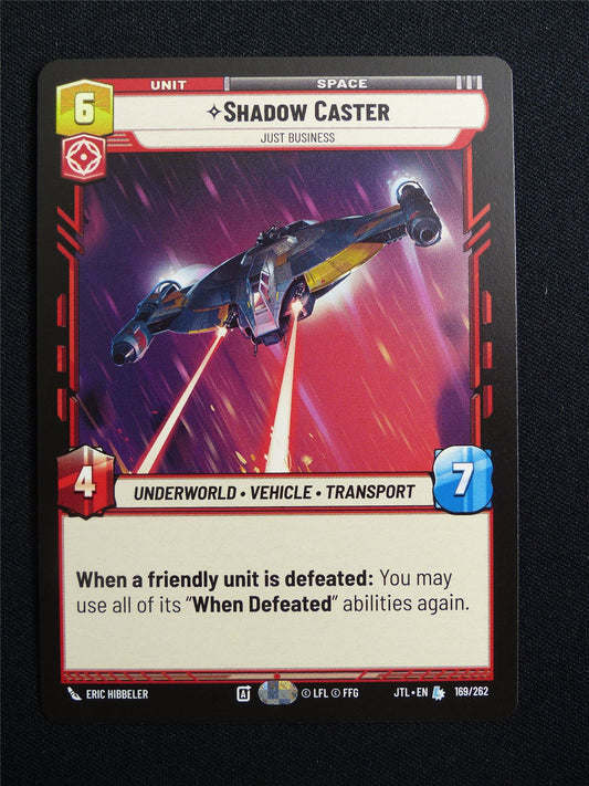 Shadow Caster 169/262 - Star Wars Unlimited Card #169