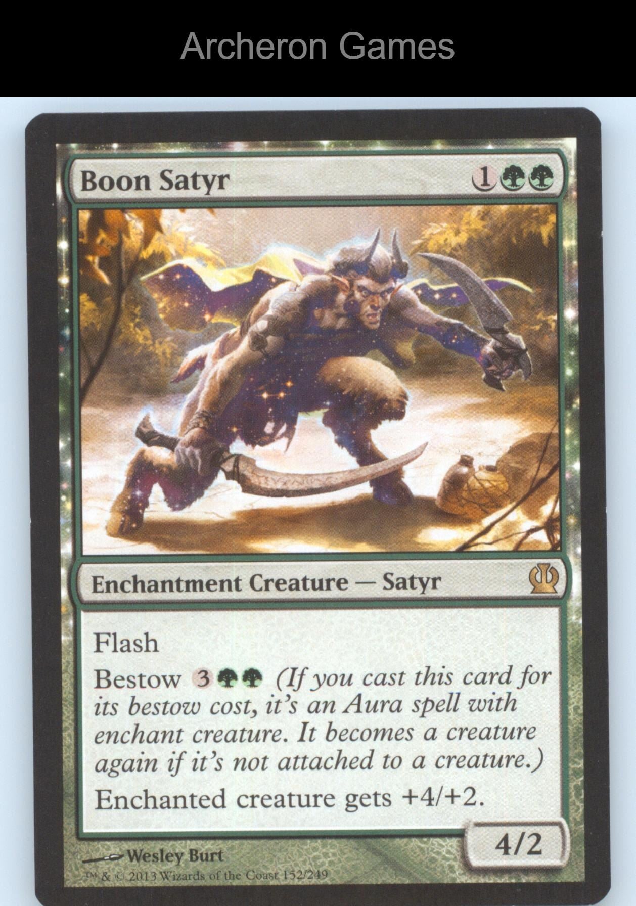 Boon Satyr 152 R MTG Card Theros