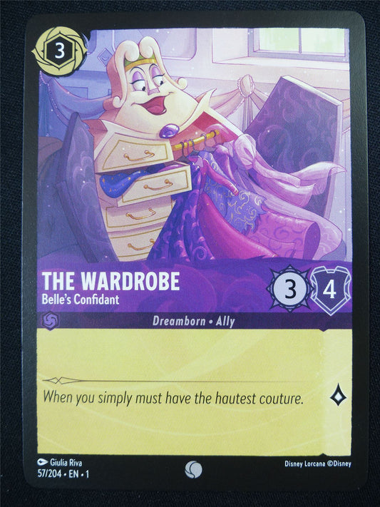 The Wardrobe Belle's Confidant 57/204 - Lorcana Card #4RQ