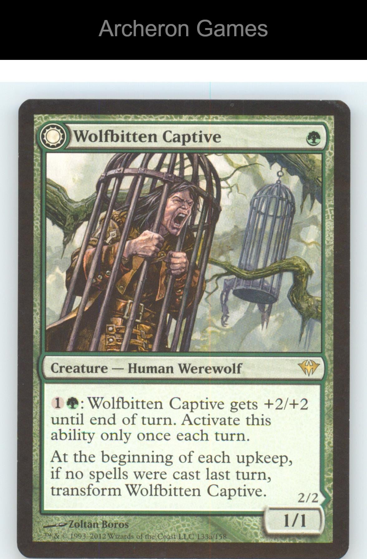 Wolfbitten Captive DKA 133 R MTG Card Dark Ascension