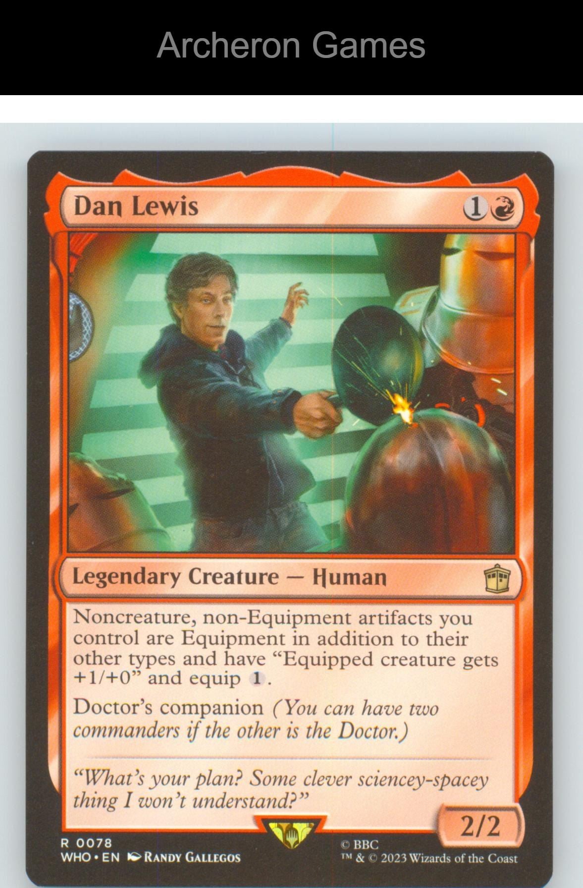 Dan Lewis WHO 78 R MTG Card NM/EX+
