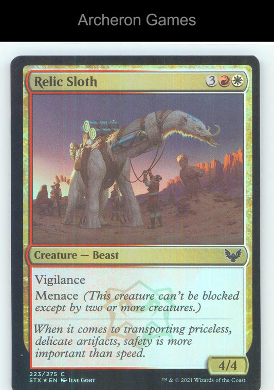 Relic Sloth STX 223 C MTG Card NM/EX+ Foil