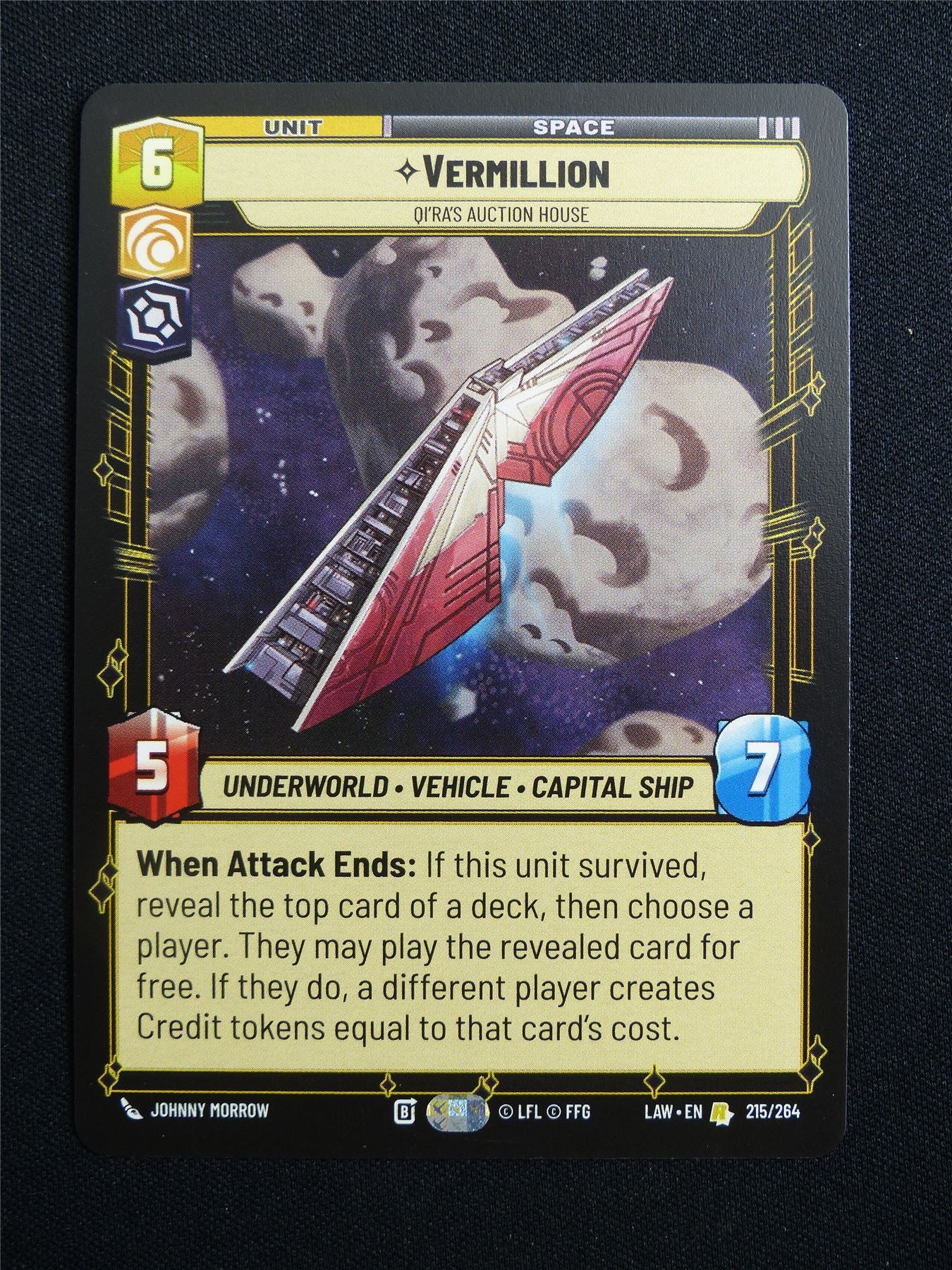Vermillion 215/264 - Star Wars Unlimited Card #15Z