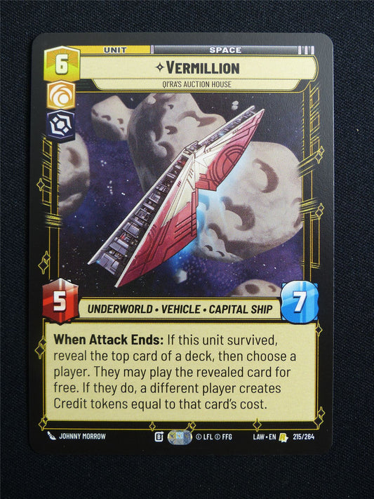 Vermillion 215/264 - Star Wars Unlimited Card #15Z
