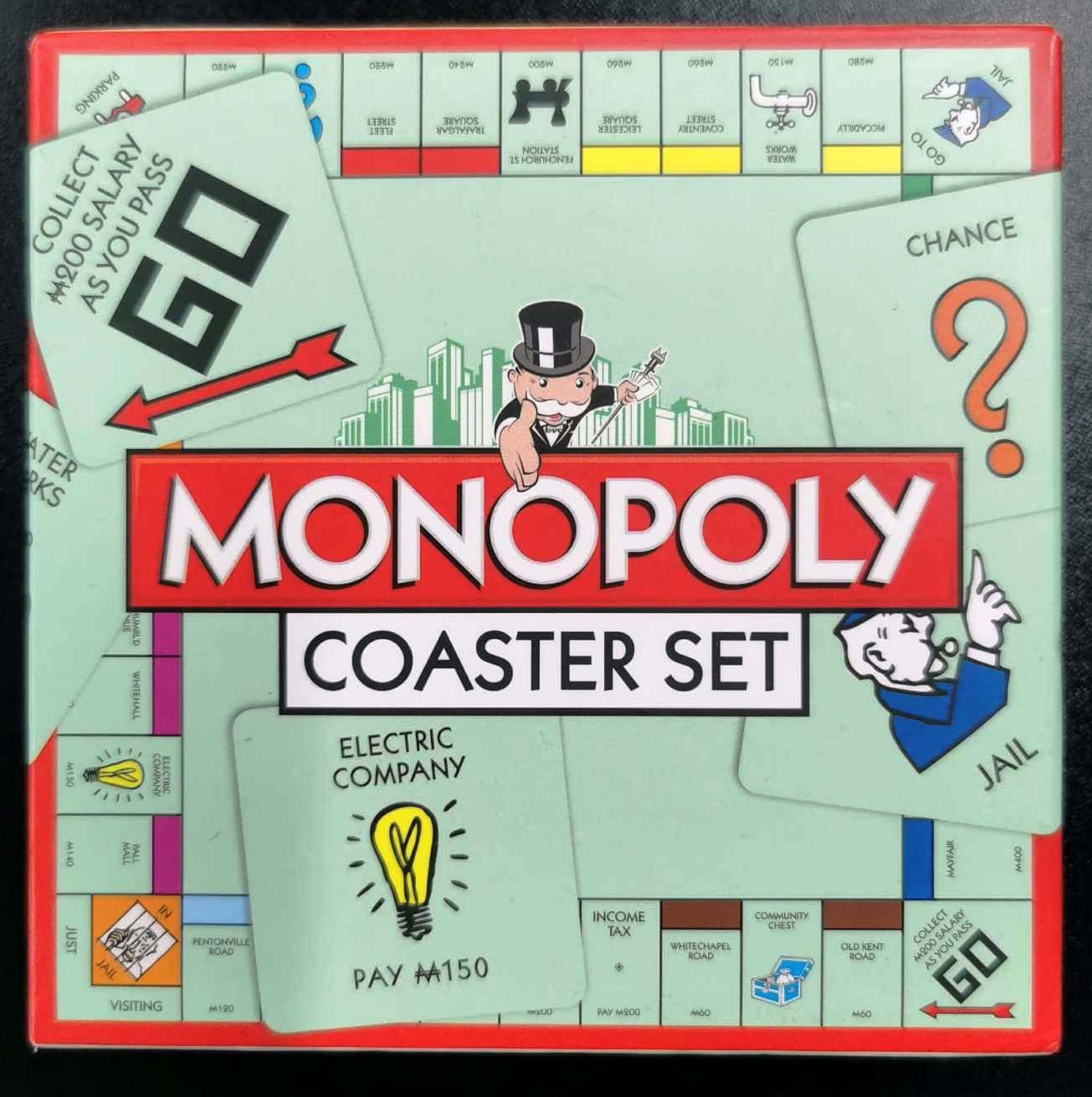 Monopoly Coaster Set #6WW