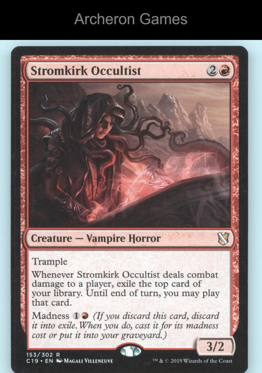 Stromkirk Occultist 153 R MTG Card Commander 2019
