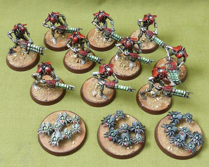 Warriors and Scarab Swarms painted - Necrons - Warhammer 40K #409