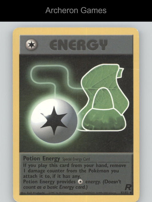 Pokemon Card Potion Energy TR 82/82 UC Team Rocket Unlimited