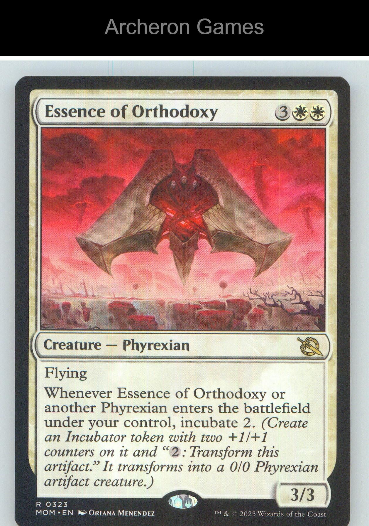 Essence of Orthodoxy MOM 323 R MTG Card NM/EX+