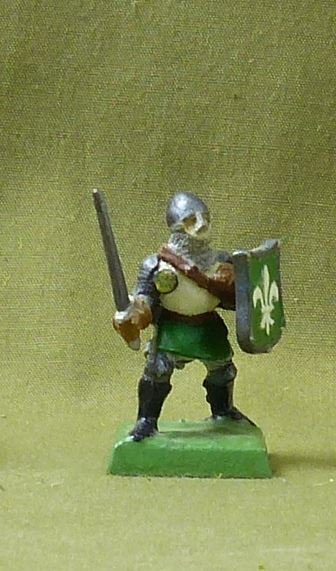 Classic Metal Swordsman - Bretonnian - Warhammer Fantasy #4Y7