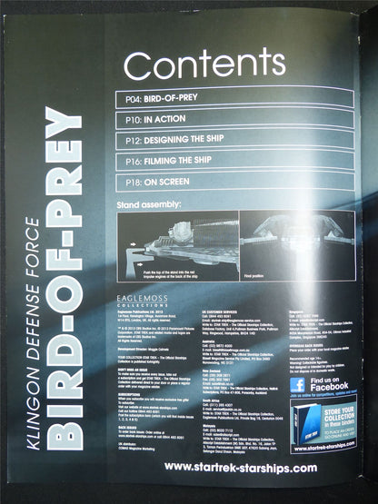 Star Trek The official Starships Collection #3 -  Eaglemoss Magazine #2WK