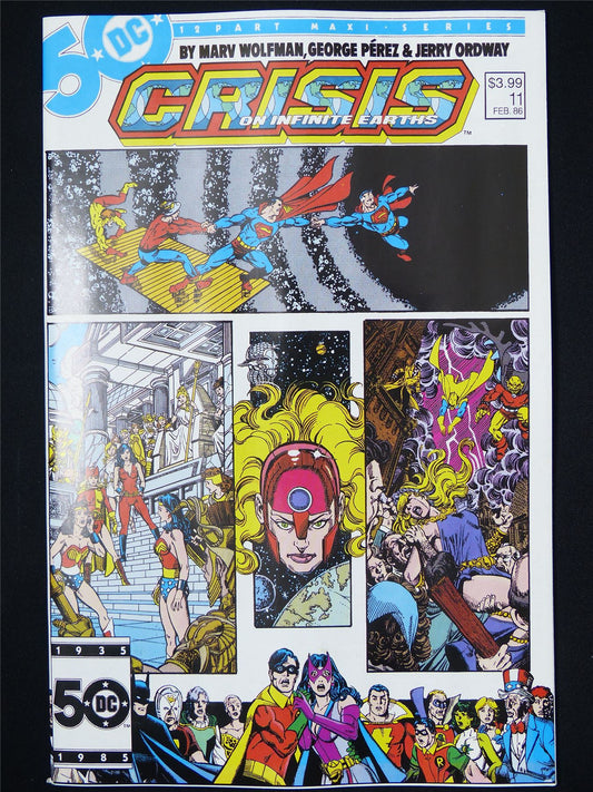 CRISIS on Infinite Earths #11 Facsimile Edition - B&B Apr 2025 DC Comic #9JP