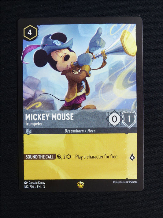 Mickey Mouse Trumpeter 182/204 - Lorcana Card #1ZV