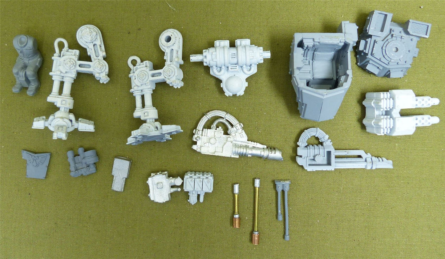 Armageddon Steel Legion Sentinel parts classic metal - Warhammer 40k #12T