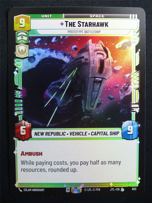 The Starhawk 603 Foil - Star Wars Unlimited Card #AD