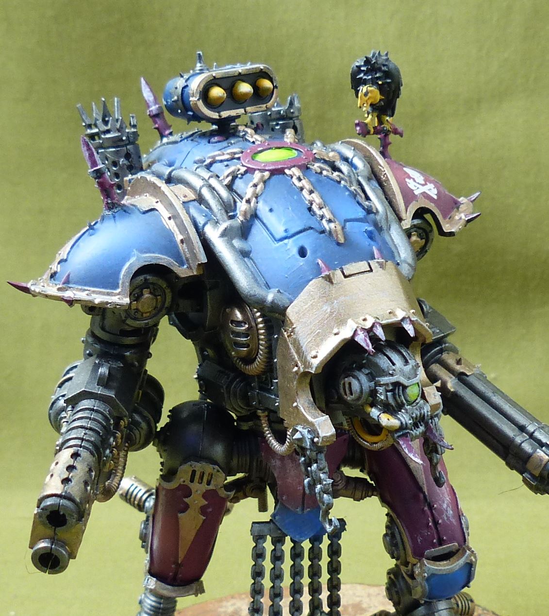 War Dog Brigand painted - Chaos Knights - Warhammer 40K #77U