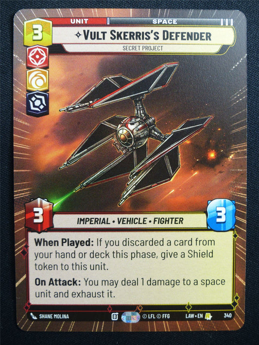 Vult Skerris's Defender 340 Hyperspace - Star Wars Unlimited Card #A9