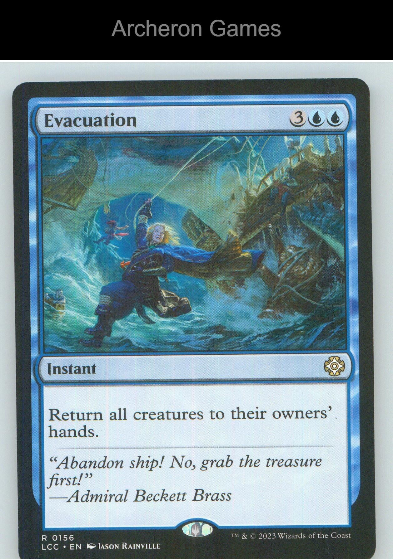 Evacuation LCC 156 R MTG Card NM/EX+