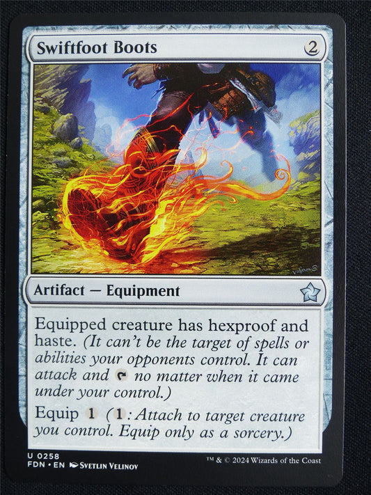 Swiftfoot Boots - FDN - Mtg Card #3FX