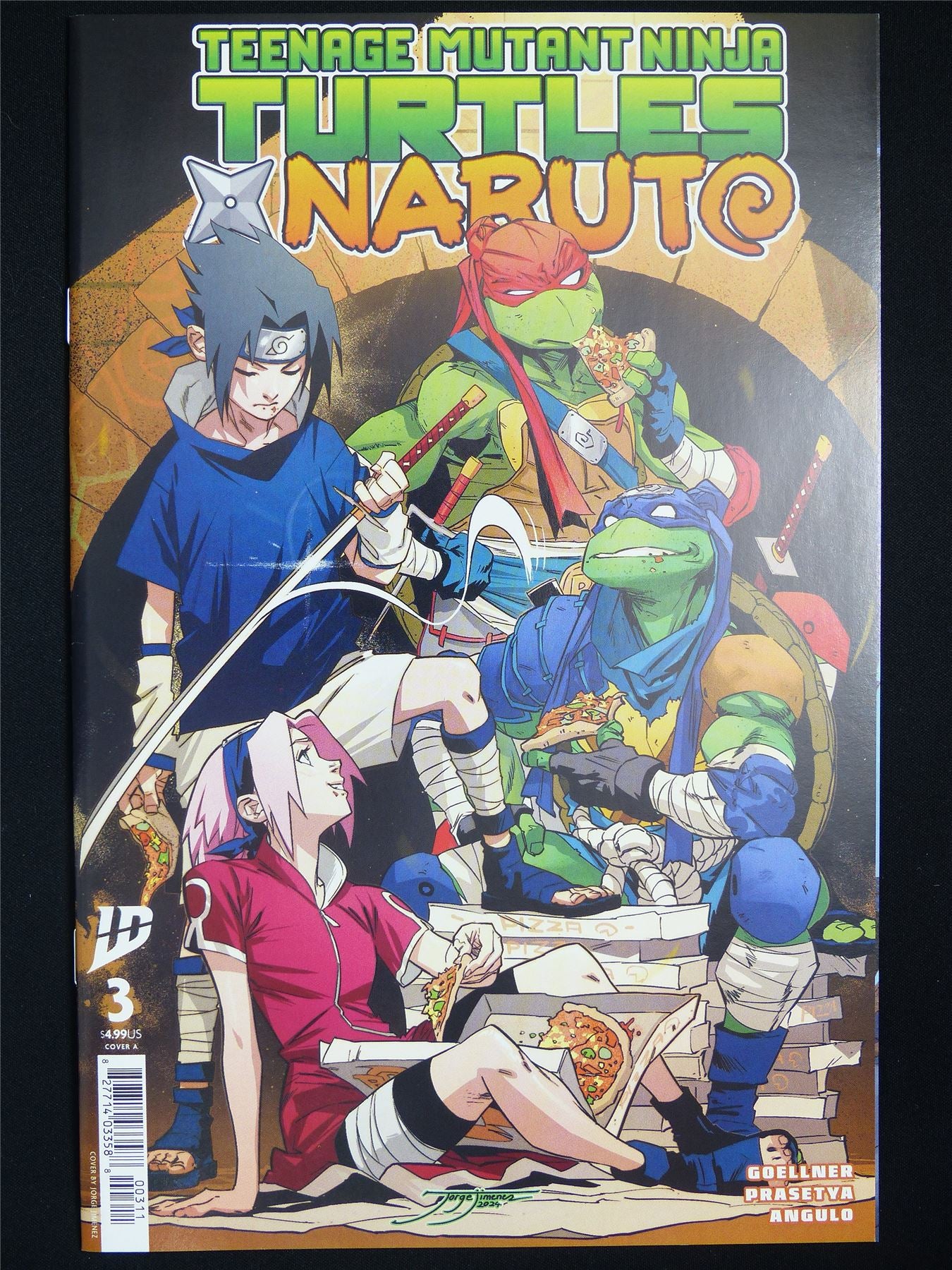 TEENAGE Mutant Ninja Turtles/Naruto #3 - ID Comic #1BK