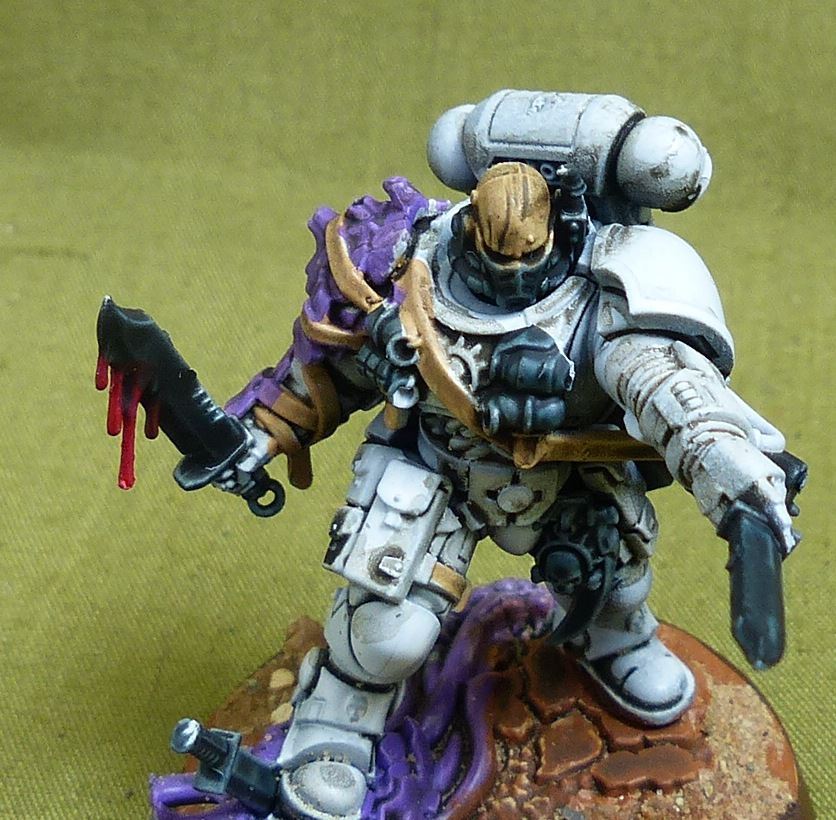 Lieutenant with Combi Weapon painted - White Scars - Warhammer 40K #4PR