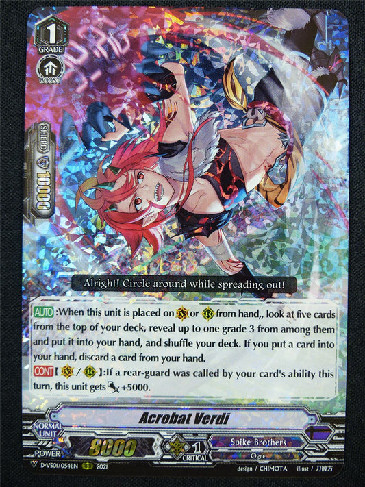 Acrobat Verdi D-VS01 RRR - Vanguard Card #26D