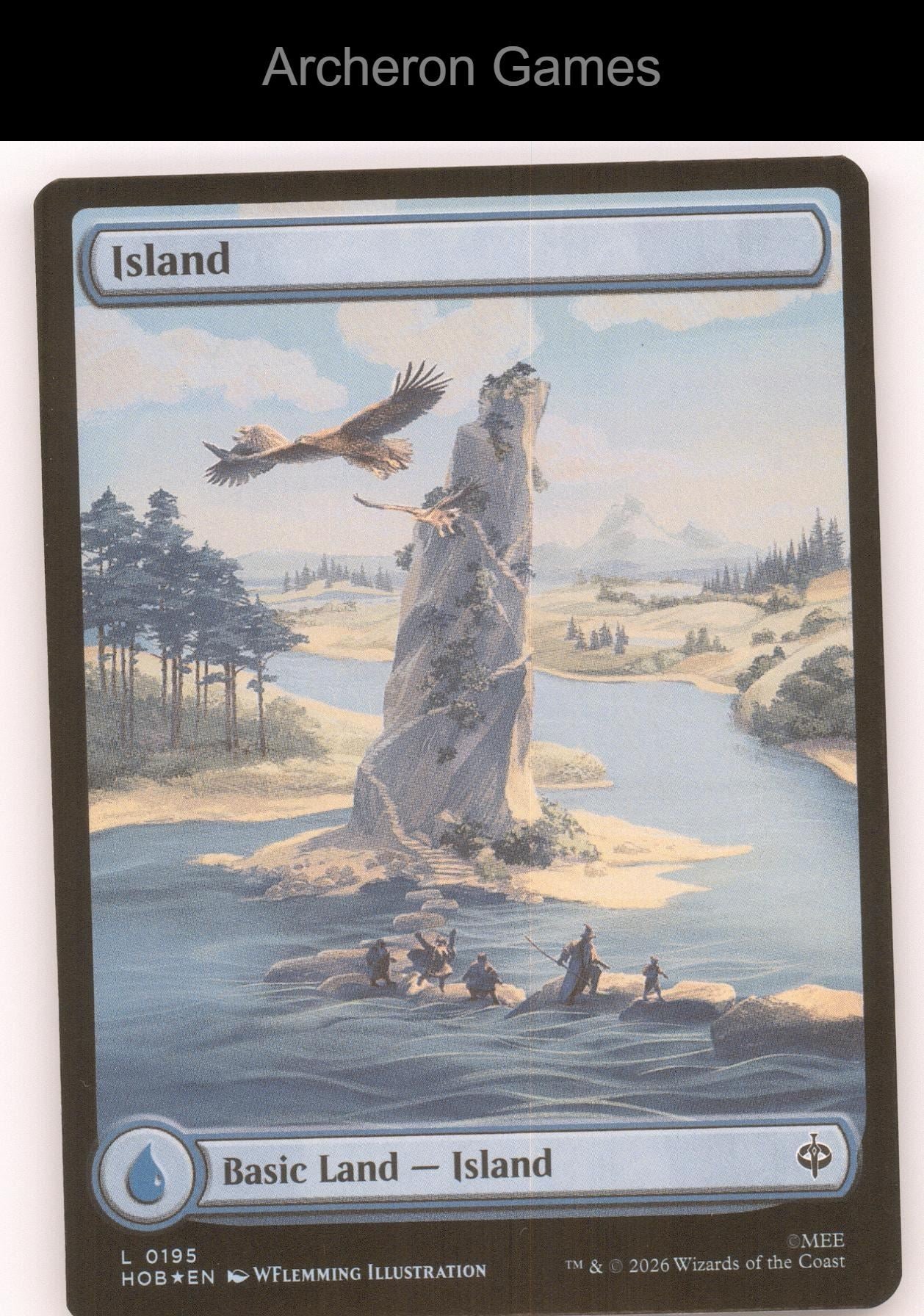 Island (0195) HOB 195 Land MTG Card The Hobbit